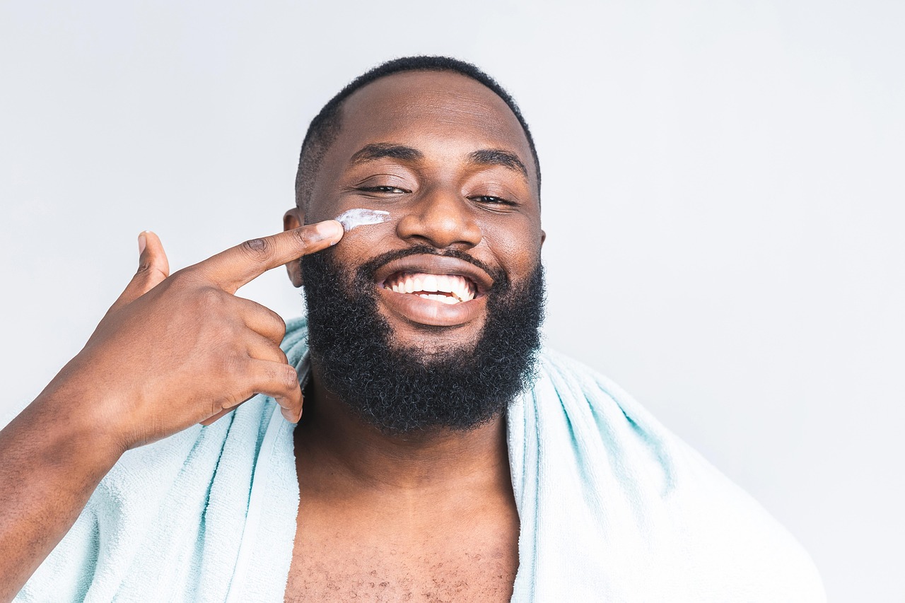 man, skin care, routine, fresh, male, adult, human, spa, cosmetics, afro, skin, lotion, refreshing, smooth, apply, care, grooming, face, morning, cream, attractive, skin care, skin care, lotion, lotion, lotion, lotion, lotion