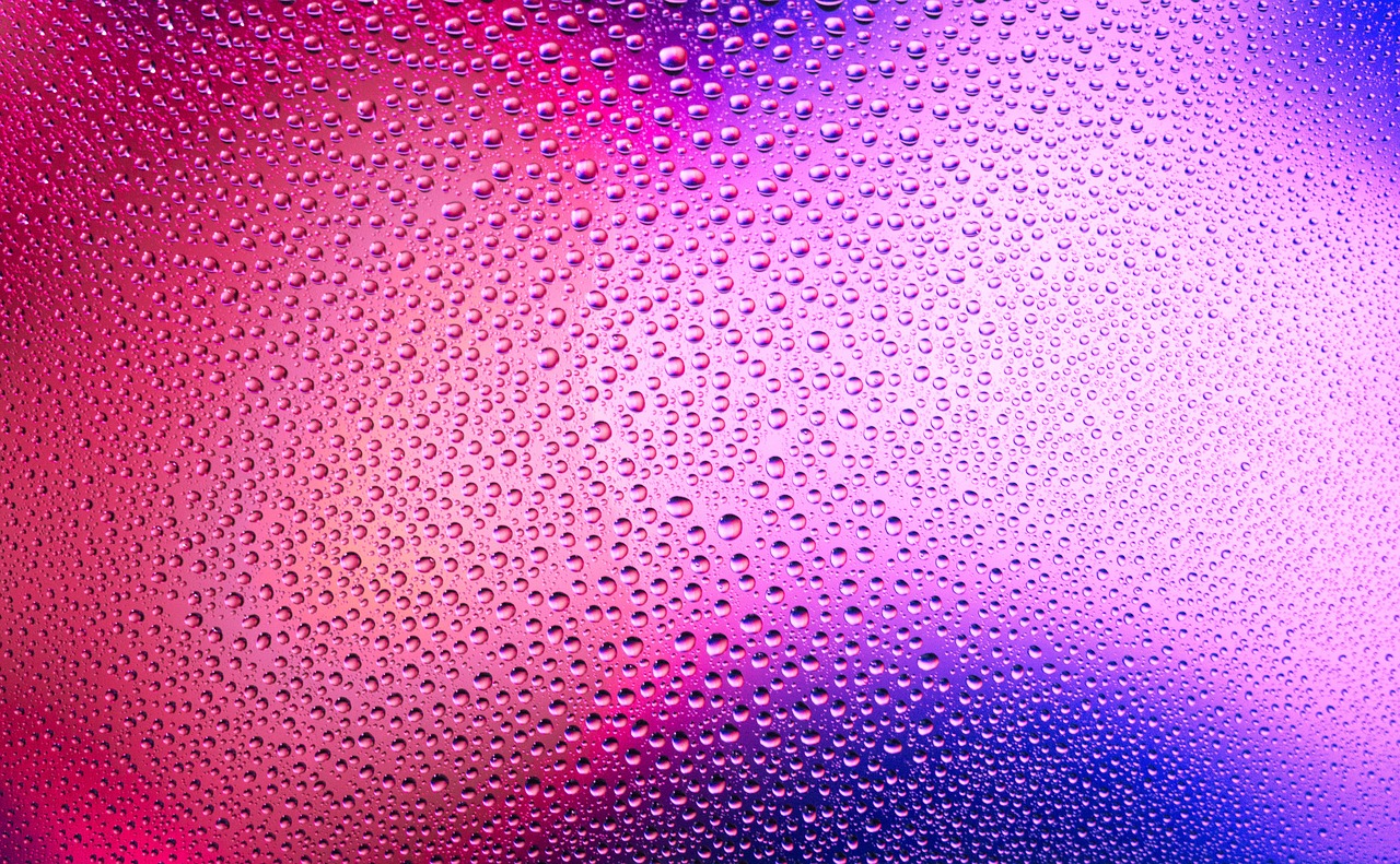 raindrops, droplets, steam, season, frost, rain water, dews, summer, rainy season, brilliant, abstract, structure, color, purple, pink, natural, environment, clean, wash, nature, window